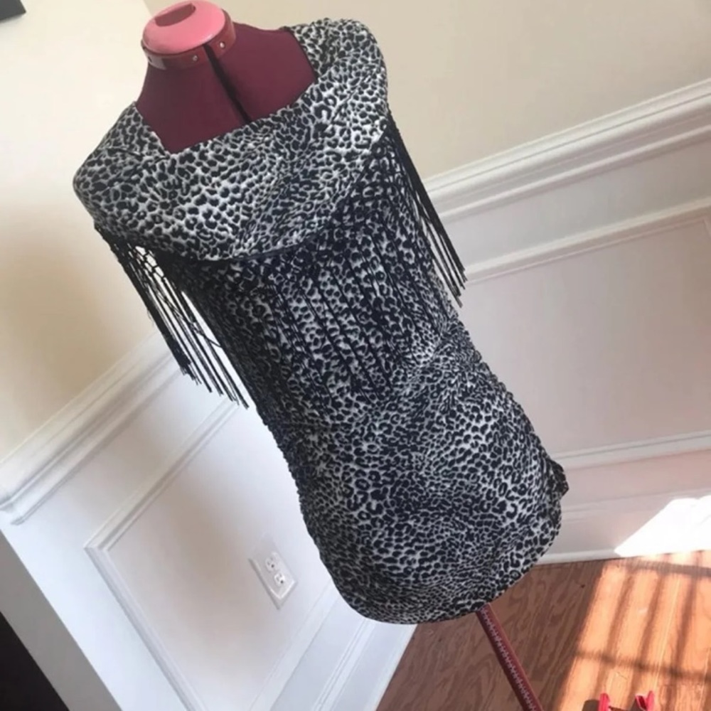 Solution Leopard Print Dress NWT Sz M